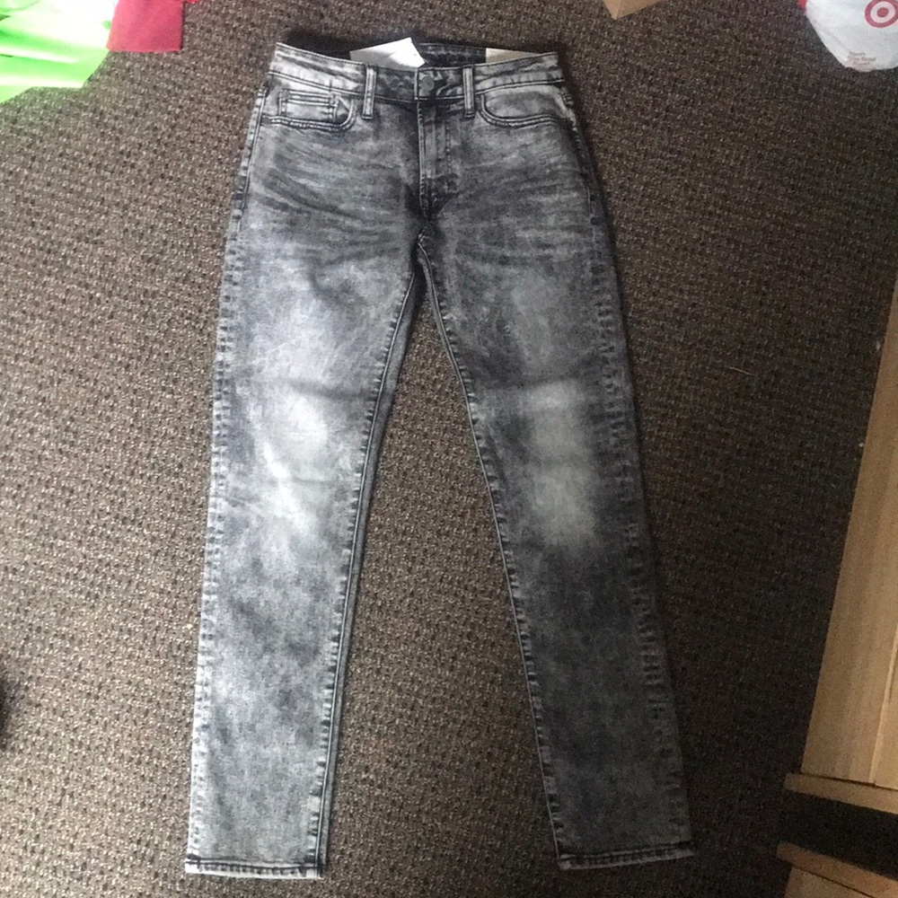 New American Eagle slim fit black jeans